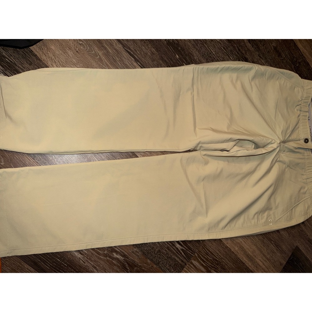 Under Armour Mens Match Play Golf Pants Tan Khaki 38/30 Tapered Performance